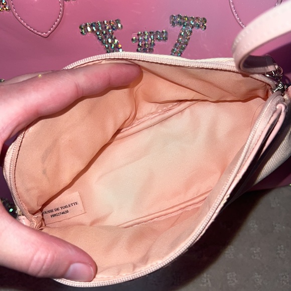 Dior bag pouch wristlet makeup cosmetic case beauty pink vintage y2k deadstock - Picture 7 of 9